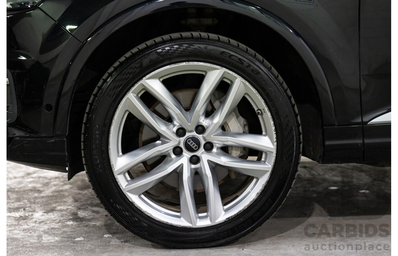 08/2017 Audi Q7 3.0 TDI Quattro (AWD) 4M MY18 4d Wagon Night Black Turbo Diesel V6 3.0L