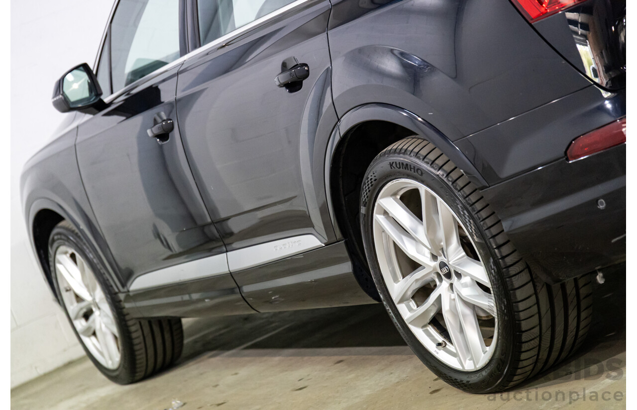 08/2017 Audi Q7 3.0 TDI Quattro (AWD) 4M MY18 4d Wagon Night Black Turbo Diesel V6 3.0L