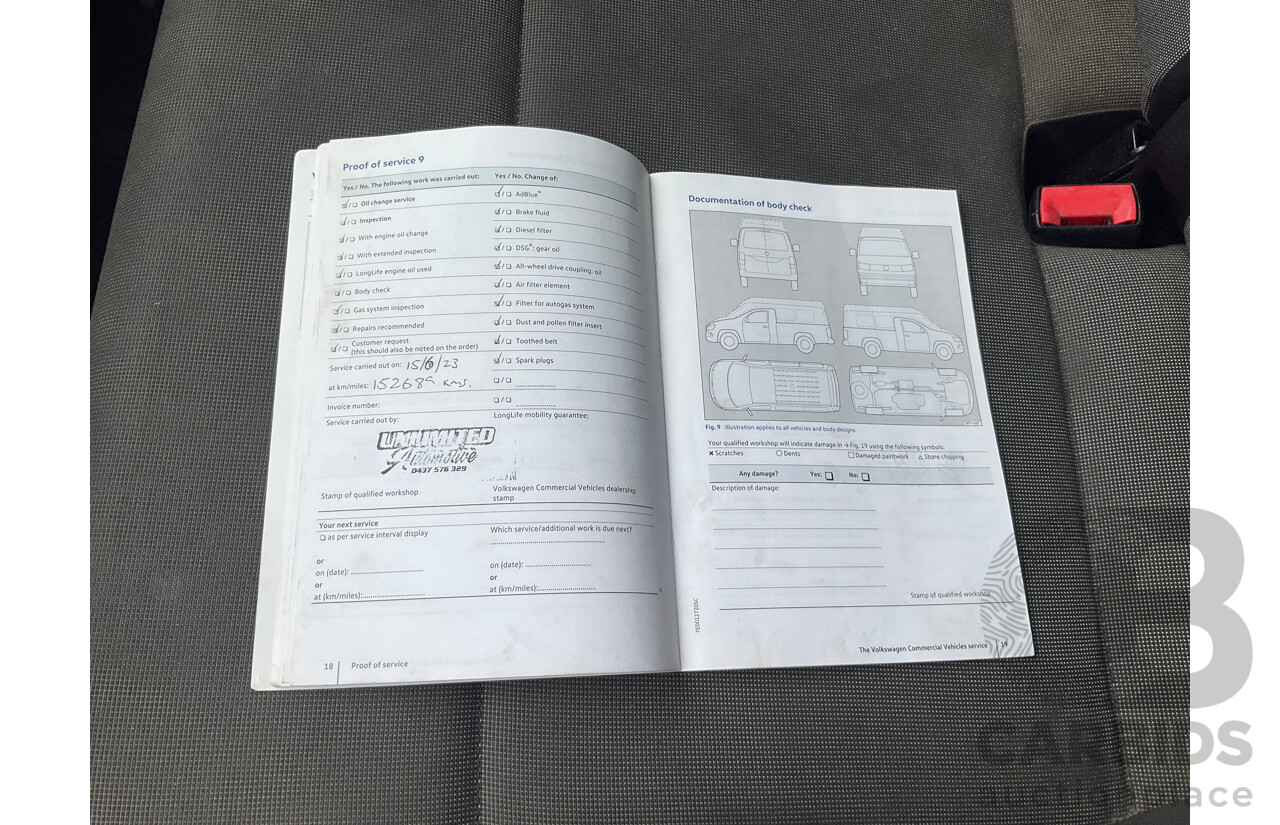 04/2019 Volkswagen Transporter TDI 340 SWB LOW FWD T6 MY19 Van Candy White 2.0L