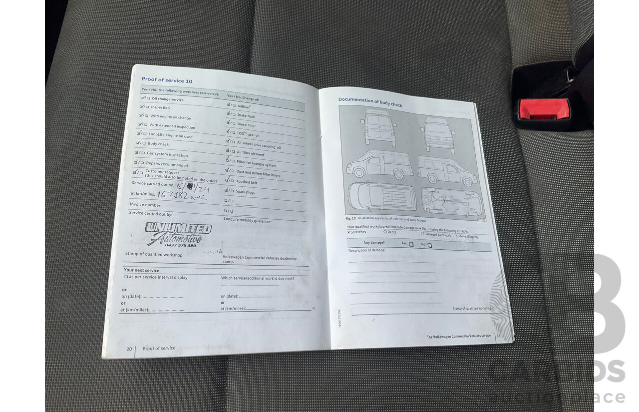 04/2019 Volkswagen Transporter TDI 340 SWB LOW FWD T6 MY19 Van Candy White 2.0L