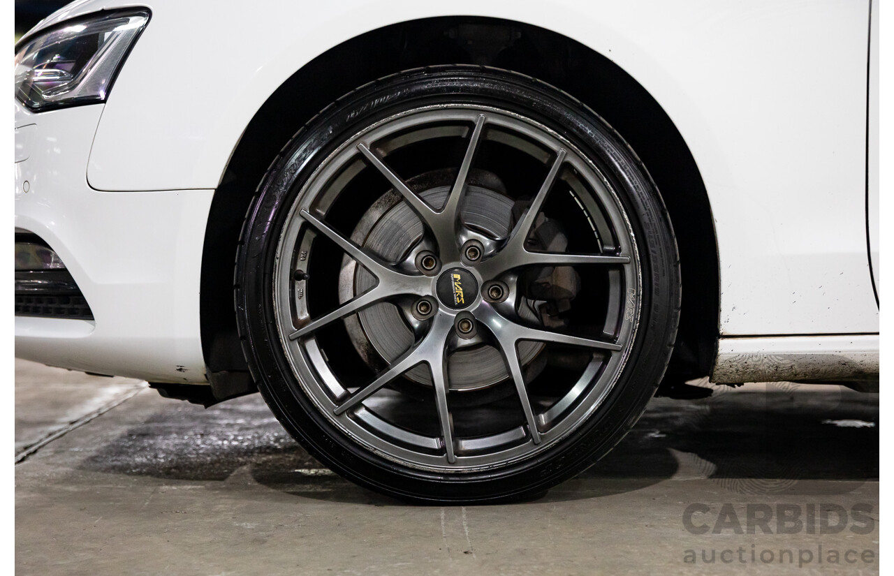 1/2012 Audi A5 Sportback 1.8 TFSI 8T MY12.5 5d Hatchback Ibis White Turbo 1.8L