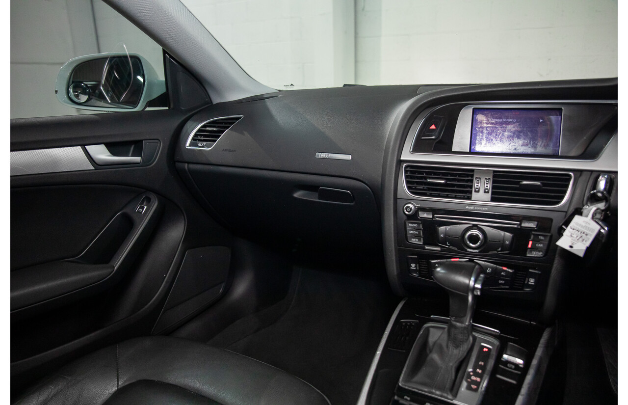 1/2012 Audi A5 Sportback 1.8 TFSI 8T MY12.5 5d Hatchback Ibis White Turbo 1.8L