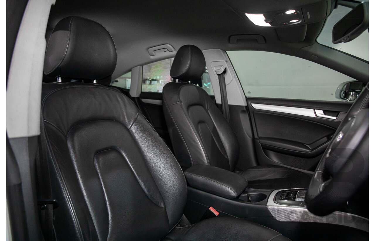 1/2012 Audi A5 Sportback 1.8 TFSI 8T MY12.5 5d Hatchback Ibis White Turbo 1.8L