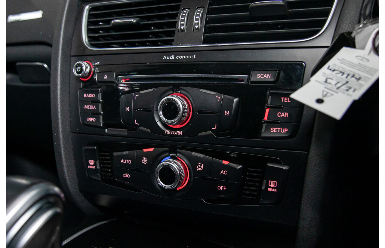 1/2012 Audi A5 Sportback 1.8 TFSI 8T MY12.5 5d Hatchback Ibis White Turbo 1.8L