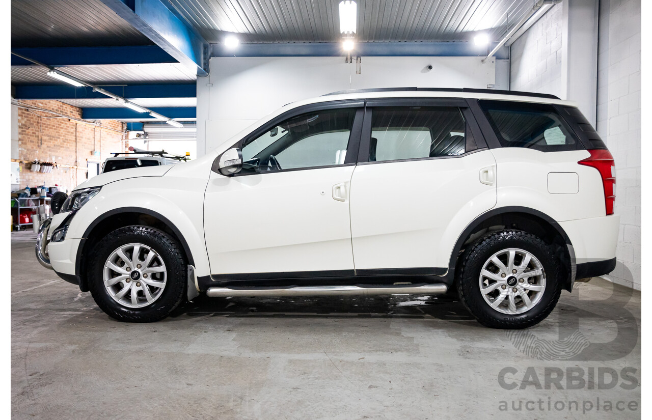 10/2016 Mahindra XUV500 (FWD) MY16 4d Wagon Diamond White Turbo Diesel 2.2L