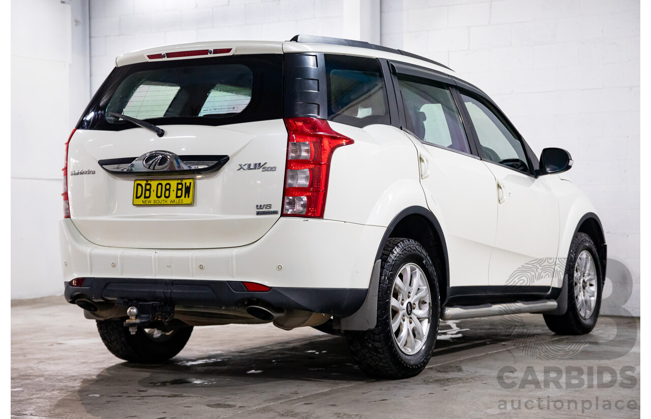 10/2016 Mahindra XUV500 (FWD) MY16 4d Wagon Diamond White Turbo Diesel 2.2L
