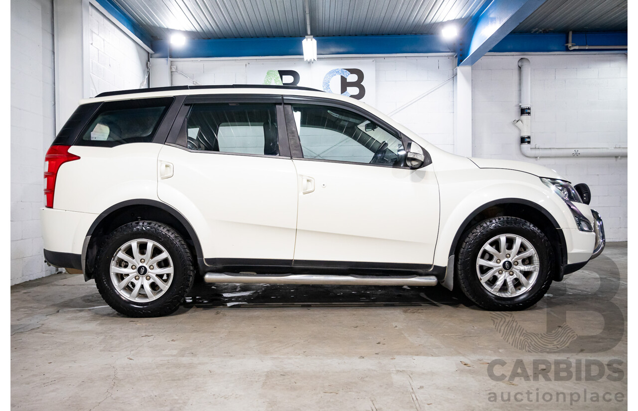 10/2016 Mahindra XUV500 (FWD) MY16 4d Wagon Diamond White Turbo Diesel 2.2L