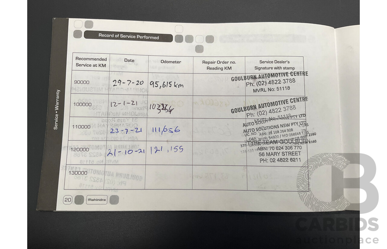 10/2016 Mahindra XUV500 (FWD) MY16 4d Wagon Diamond White Turbo Diesel 2.2L