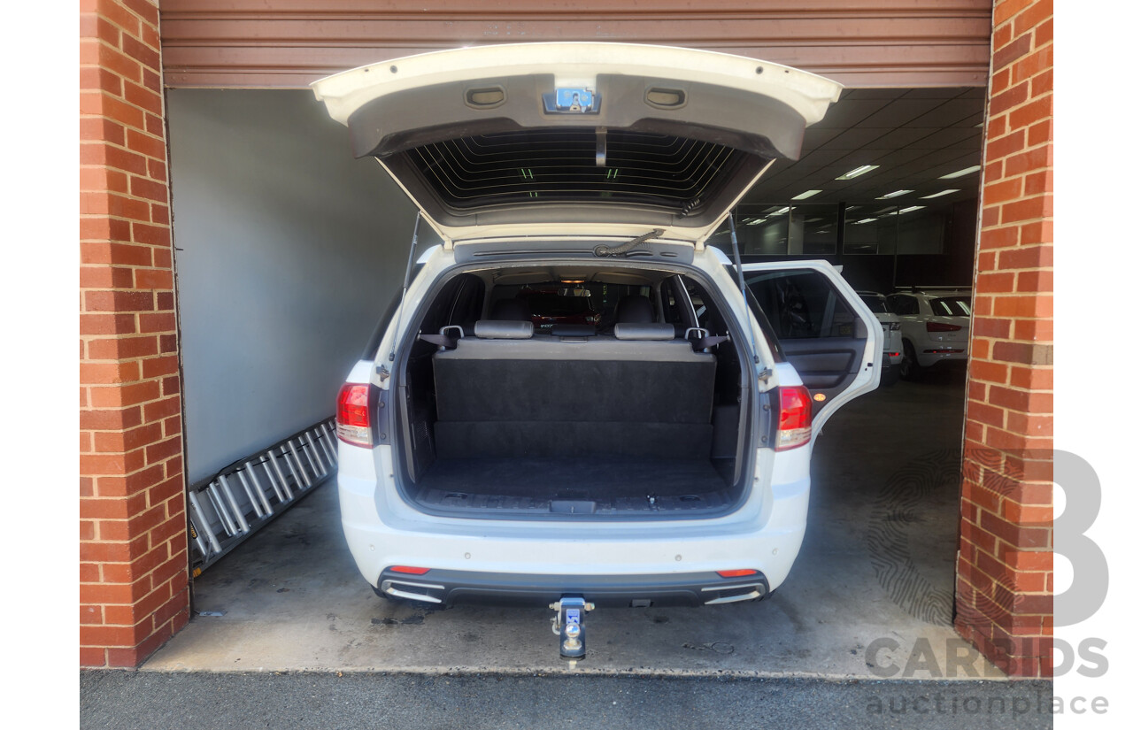 4/2015 Ford Territory TS (rwd) SZ MK2 4d Wagon White 2.7L