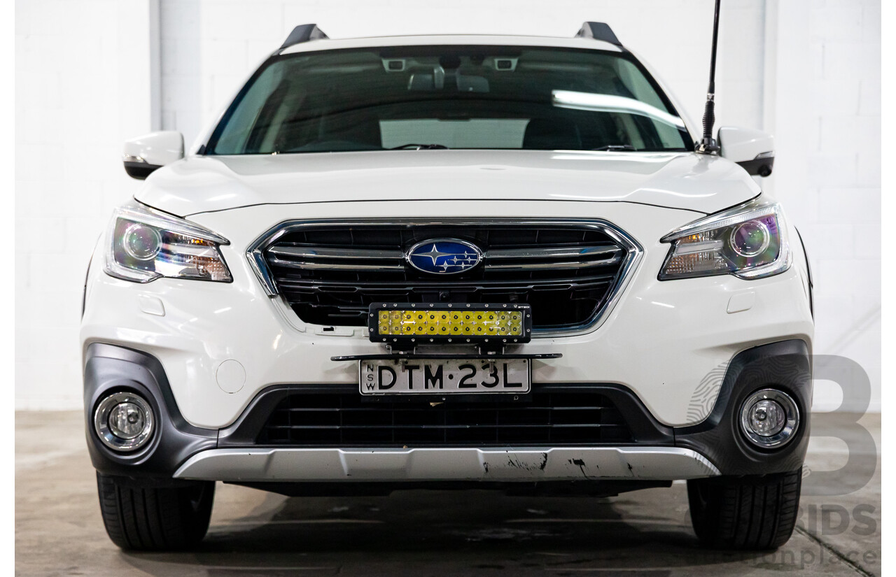 01/2018 Subaru Outback 2.5i Premium (AWD) MY18 4d Wagon Crystal White Pearl 2.5L