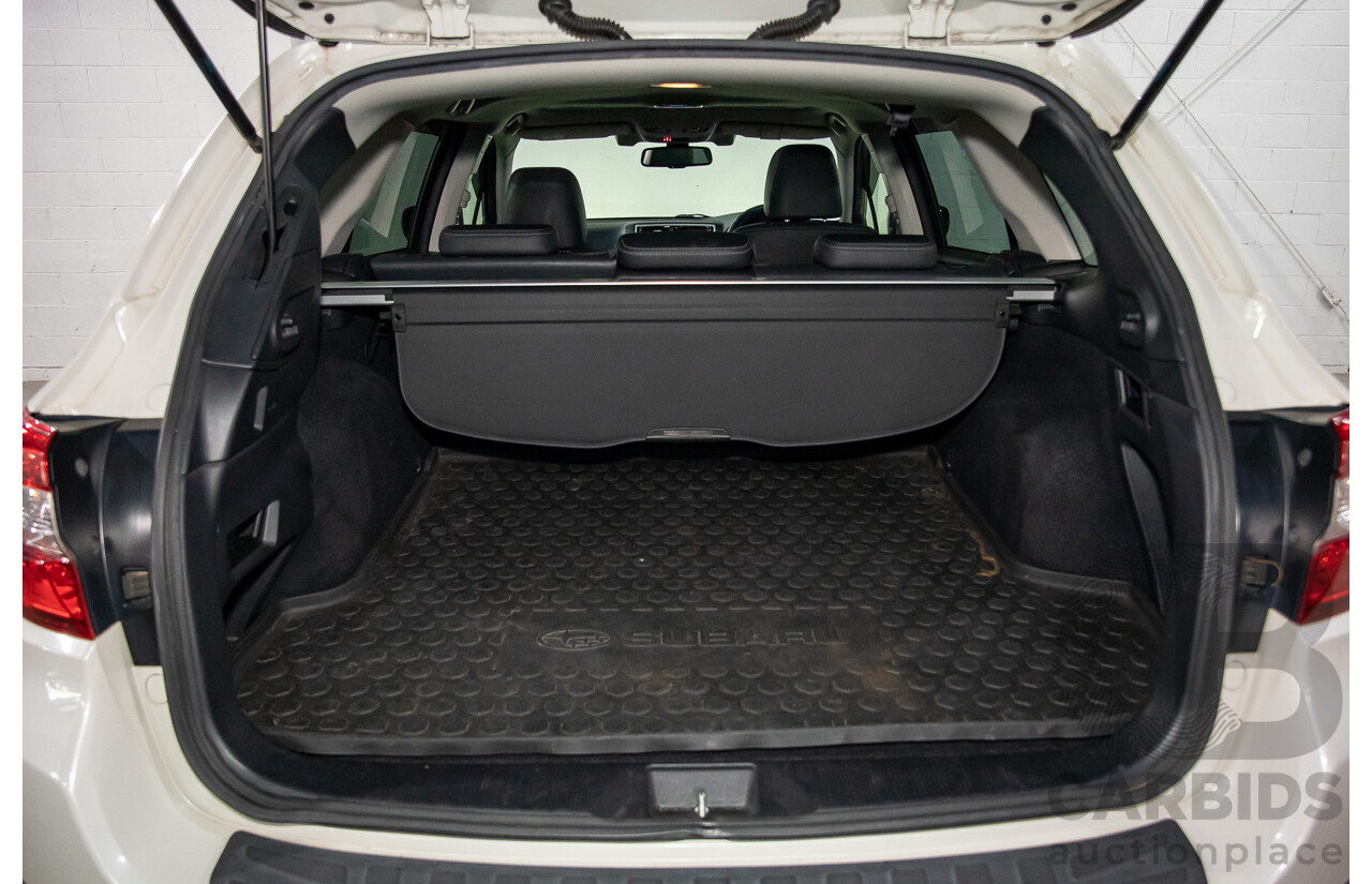 01/2018 Subaru Outback 2.5i Premium (AWD) MY18 4d Wagon Crystal White Pearl 2.5L