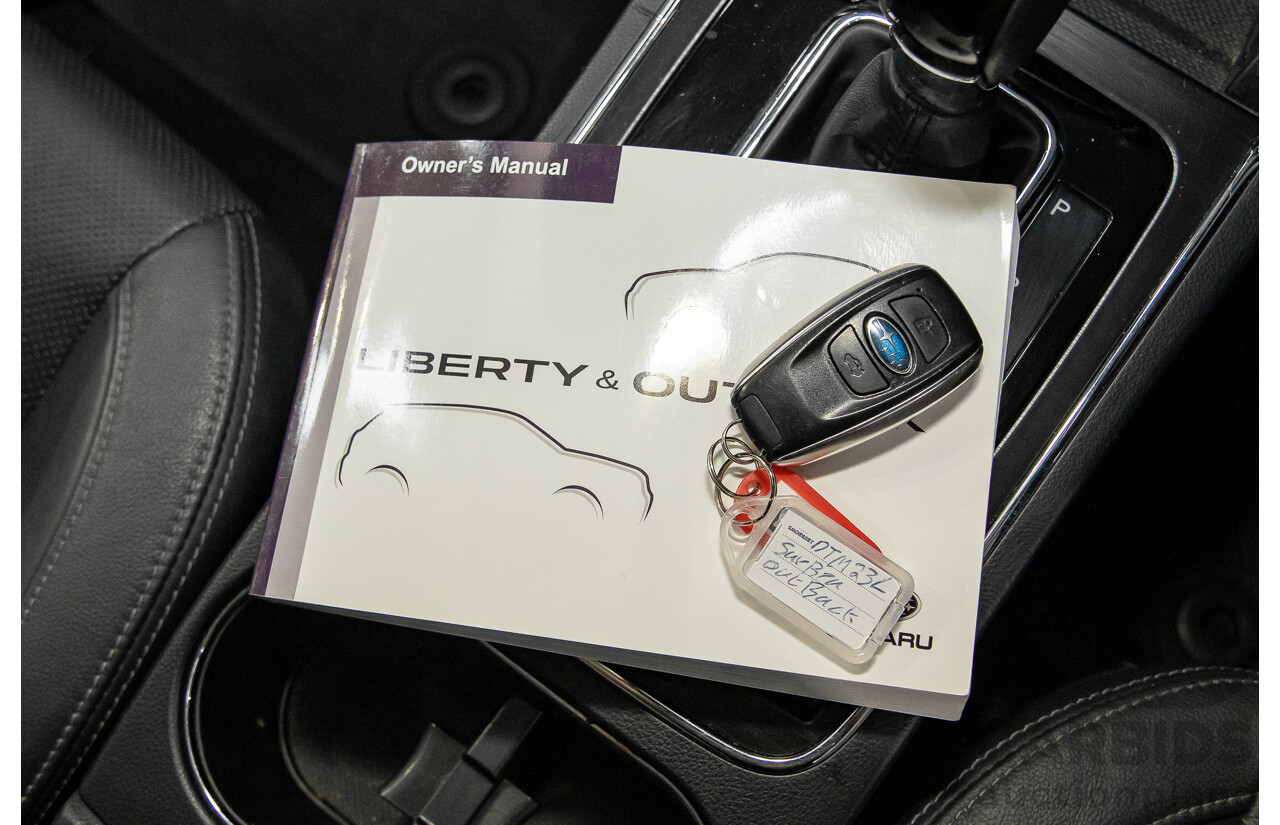 01/2018 Subaru Outback 2.5i Premium (AWD) MY18 4d Wagon Crystal White Pearl 2.5L