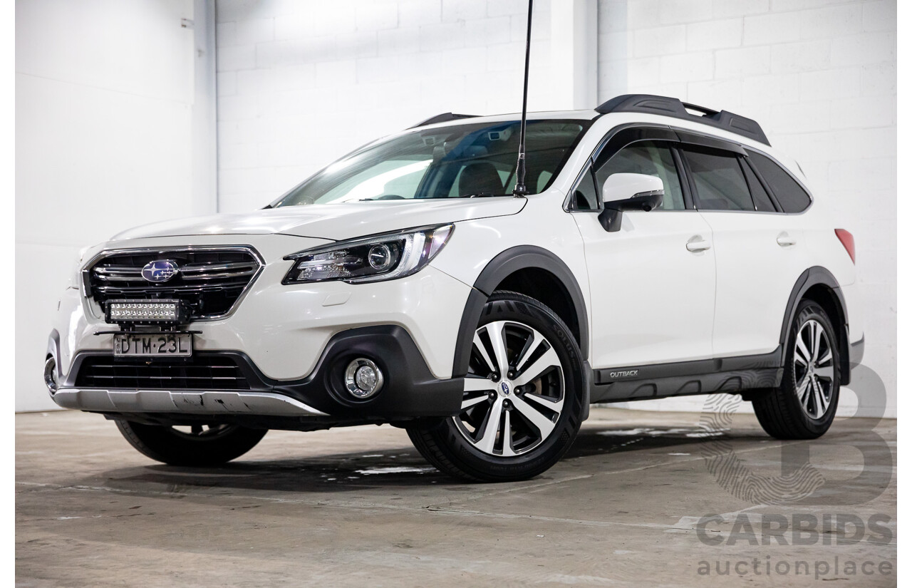 01/2018 Subaru Outback 2.5i Premium (AWD) MY18 4d Wagon Crystal White Pearl 2.5L