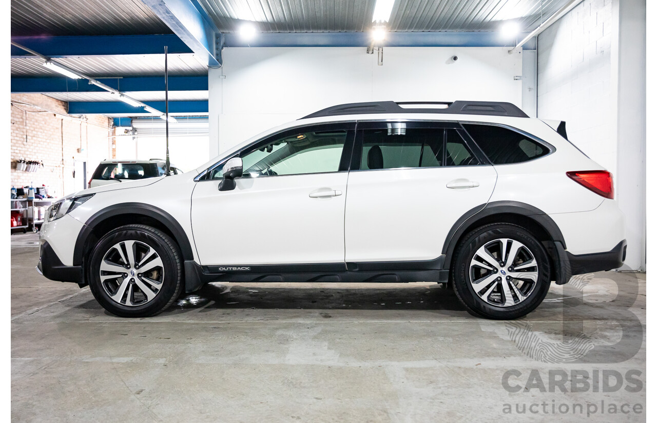 01/2018 Subaru Outback 2.5i Premium (AWD) MY18 4d Wagon Crystal White Pearl 2.5L