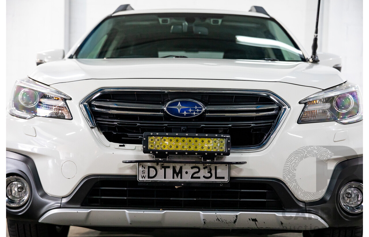 01/2018 Subaru Outback 2.5i Premium (AWD) MY18 4d Wagon Crystal White Pearl 2.5L