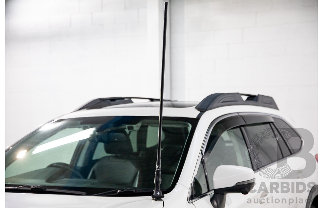 01/2018 Subaru Outback 2.5i Premium (AWD) MY18 4d Wagon Crystal White Pearl 2.5L