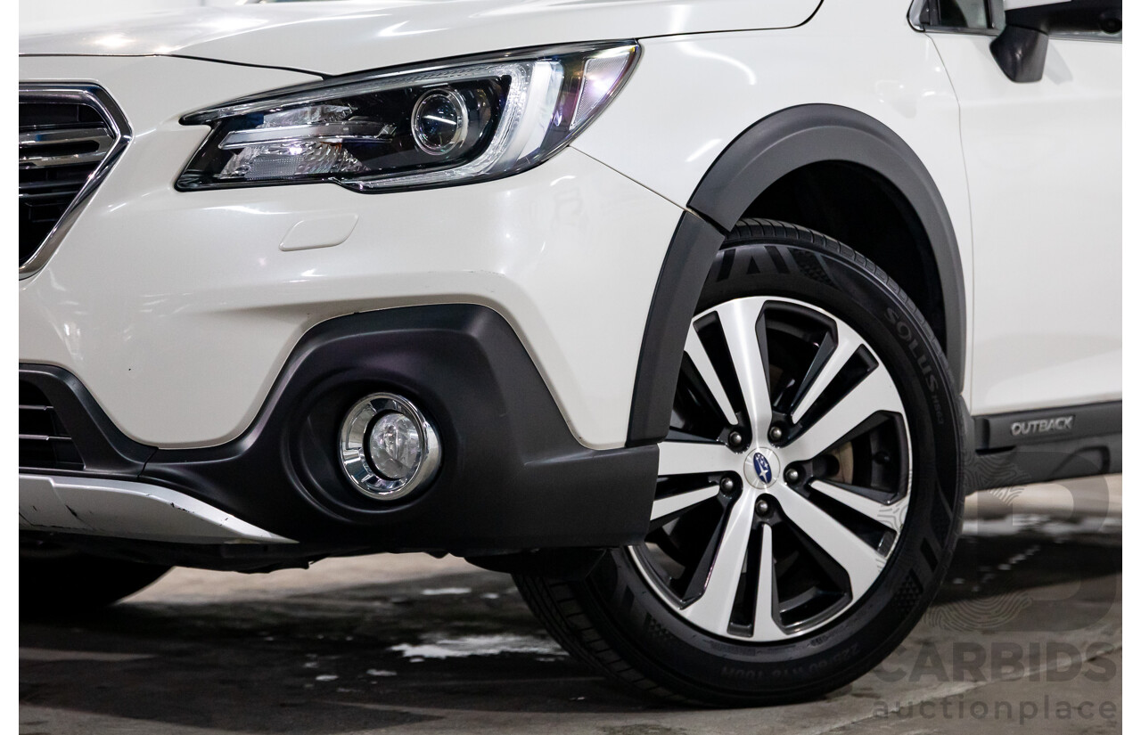 01/2018 Subaru Outback 2.5i Premium (AWD) MY18 4d Wagon Crystal White Pearl 2.5L