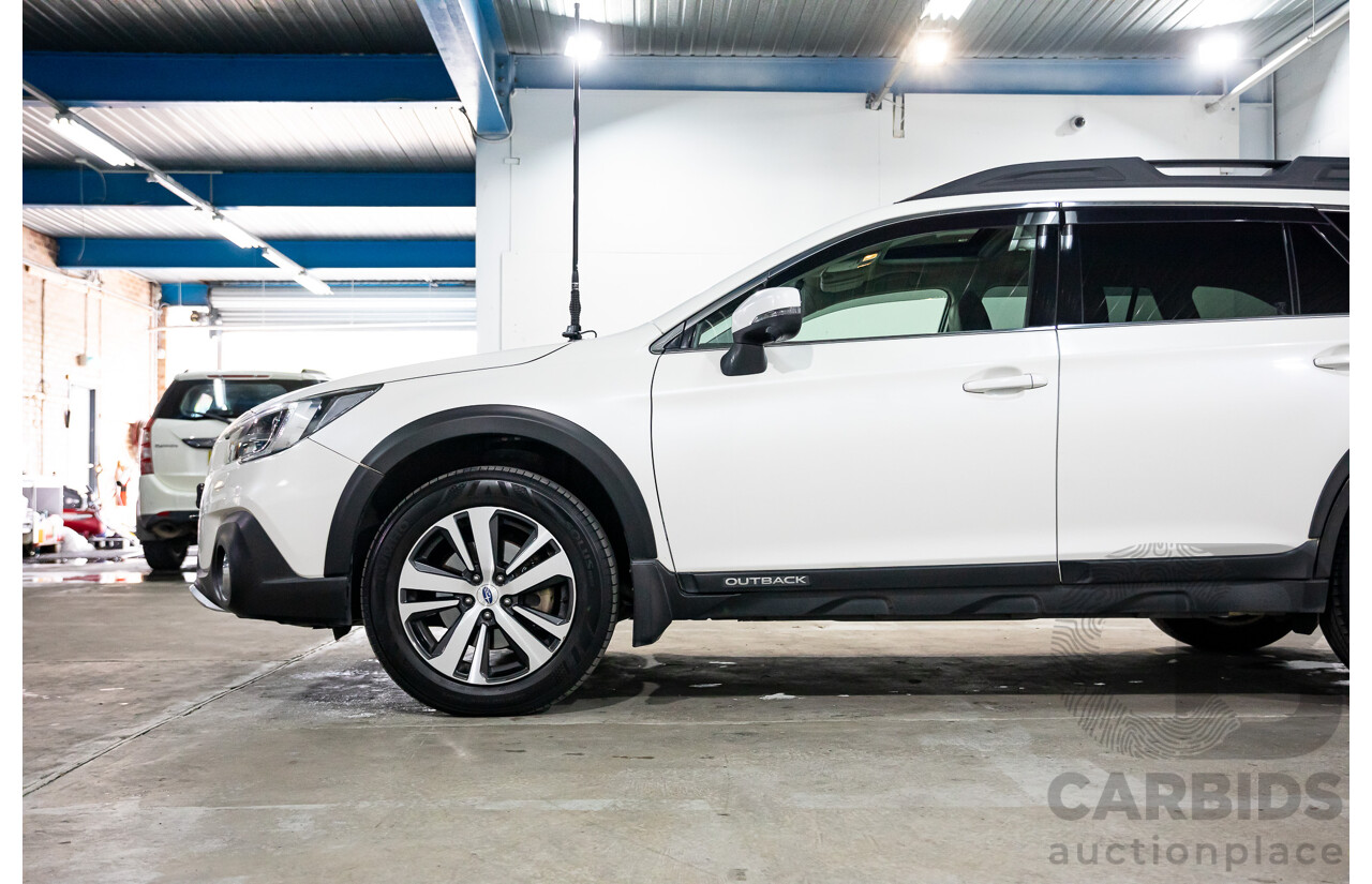 01/2018 Subaru Outback 2.5i Premium (AWD) MY18 4d Wagon Crystal White Pearl 2.5L