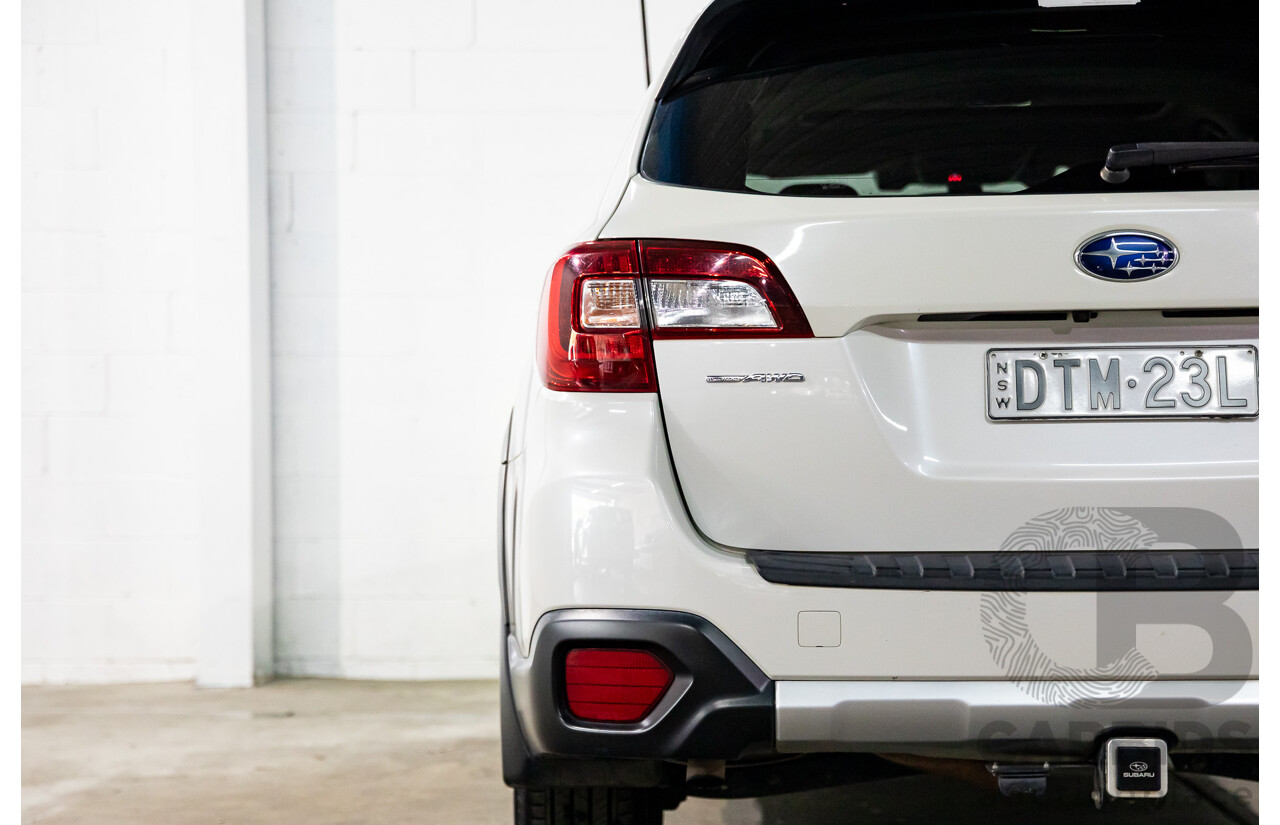 01/2018 Subaru Outback 2.5i Premium (AWD) MY18 4d Wagon Crystal White Pearl 2.5L