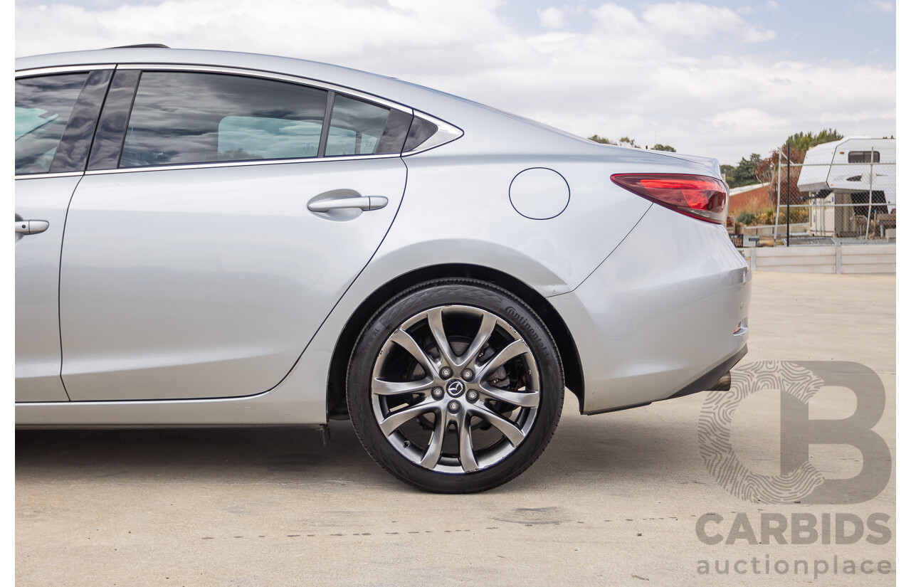 1/2015 Mazda 6 GT 6C MY15 4D Sedan Sonic Silver Twin Turbo Diesel 2.2L