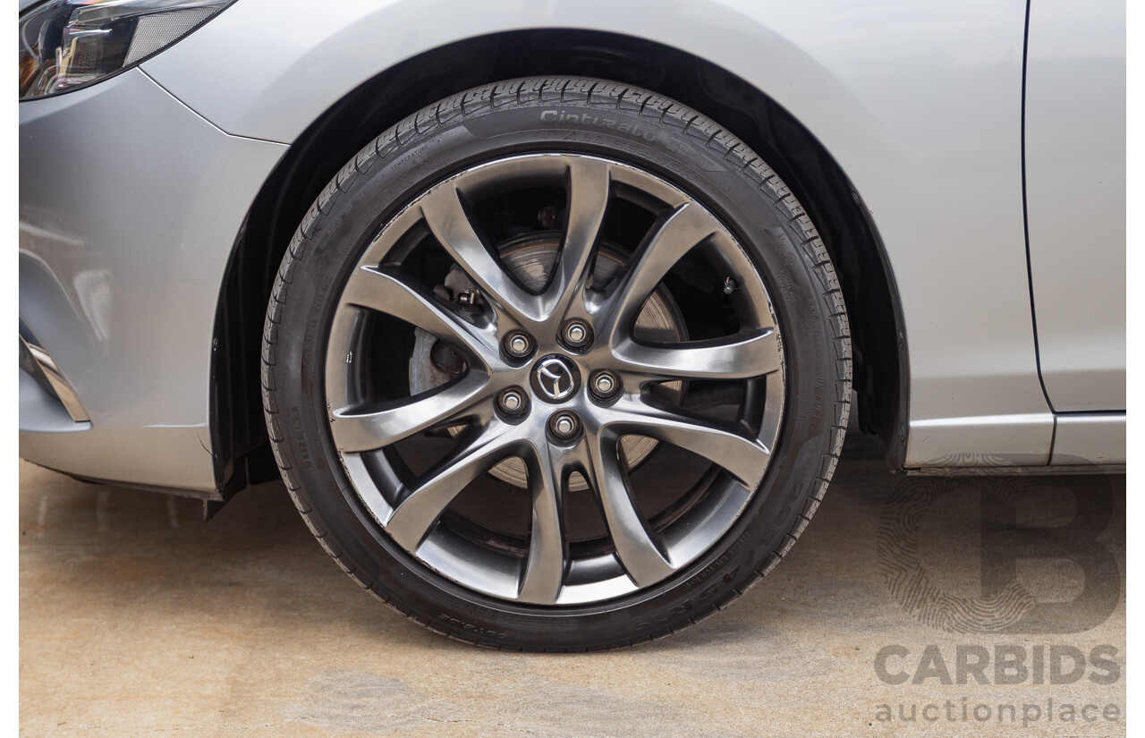 1/2015 Mazda 6 GT 6C MY15 4D Sedan Sonic Silver Twin Turbo Diesel 2.2L