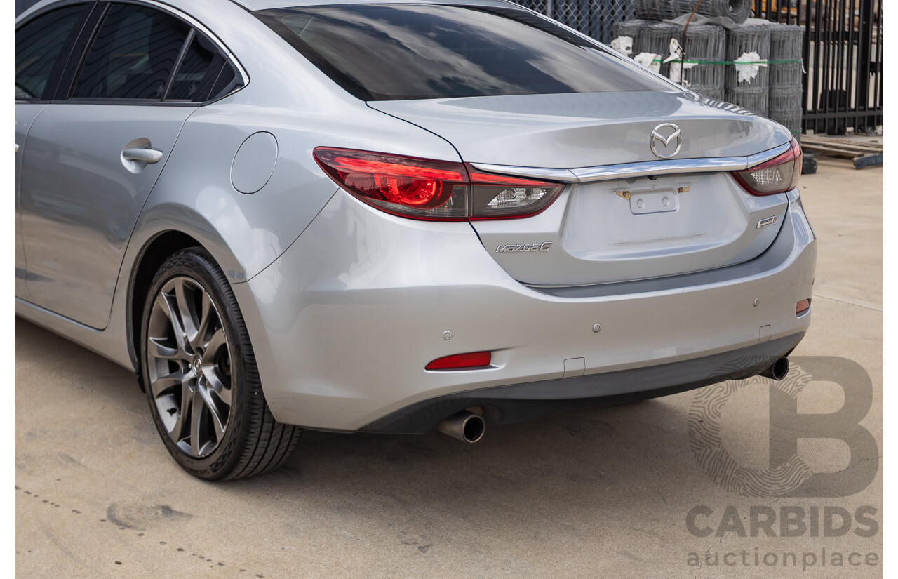 1/2015 Mazda 6 GT 6C MY15 4D Sedan Sonic Silver Twin Turbo Diesel 2.2L