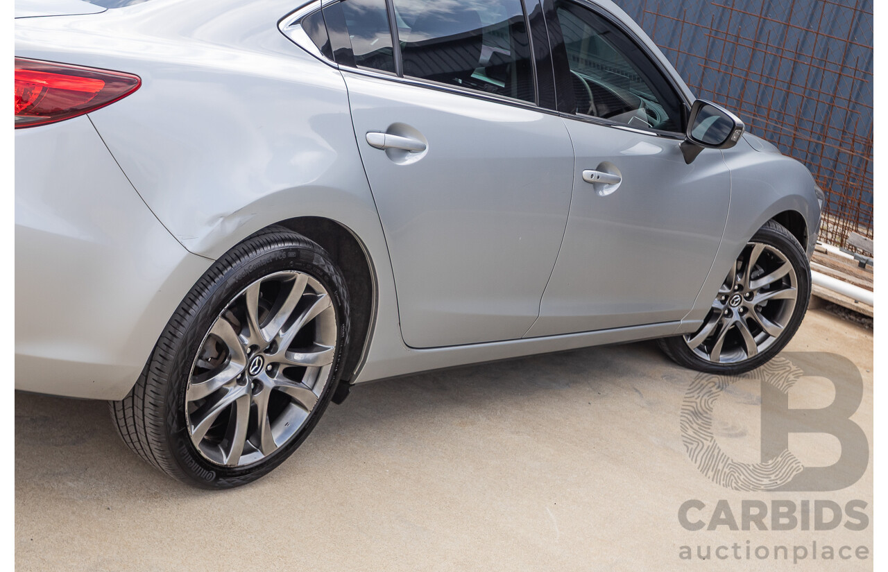 1/2015 Mazda 6 GT 6C MY15 4D Sedan Sonic Silver Twin Turbo Diesel 2.2L