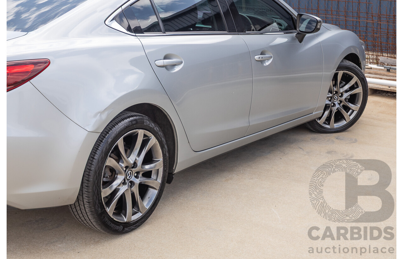 1/2015 Mazda 6 GT 6C MY15 4D Sedan Sonic Silver Twin Turbo Diesel 2.2L