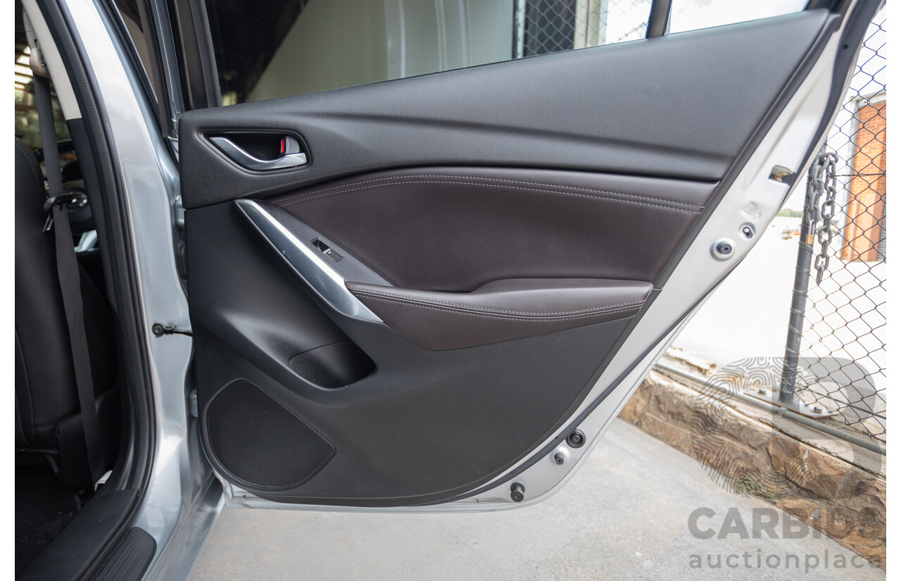 1/2015 Mazda 6 GT 6C MY15 4D Sedan Sonic Silver Twin Turbo Diesel 2.2L