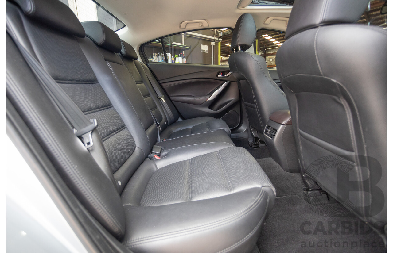 1/2015 Mazda 6 GT 6C MY15 4D Sedan Sonic Silver Twin Turbo Diesel 2.2L