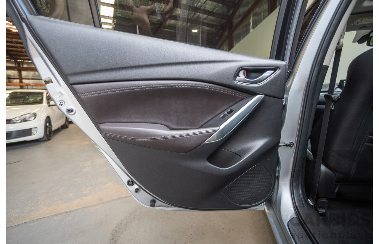 1/2015 Mazda 6 GT 6C MY15 4D Sedan Sonic Silver Twin Turbo Diesel 2.2L