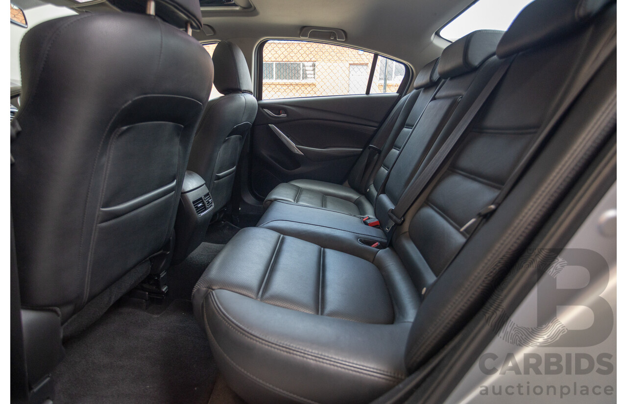 1/2015 Mazda 6 GT 6C MY15 4D Sedan Sonic Silver Twin Turbo Diesel 2.2L