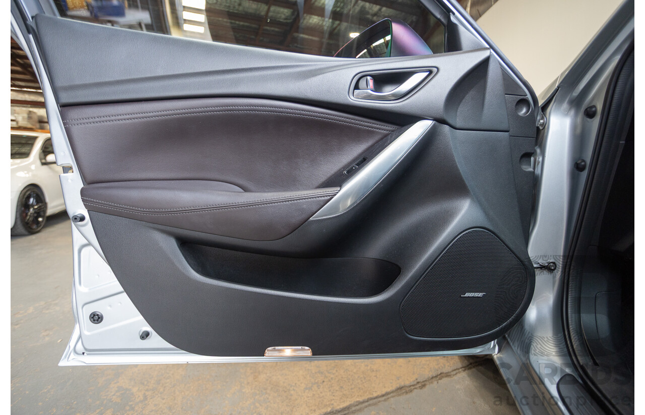 1/2015 Mazda 6 GT 6C MY15 4D Sedan Sonic Silver Twin Turbo Diesel 2.2L