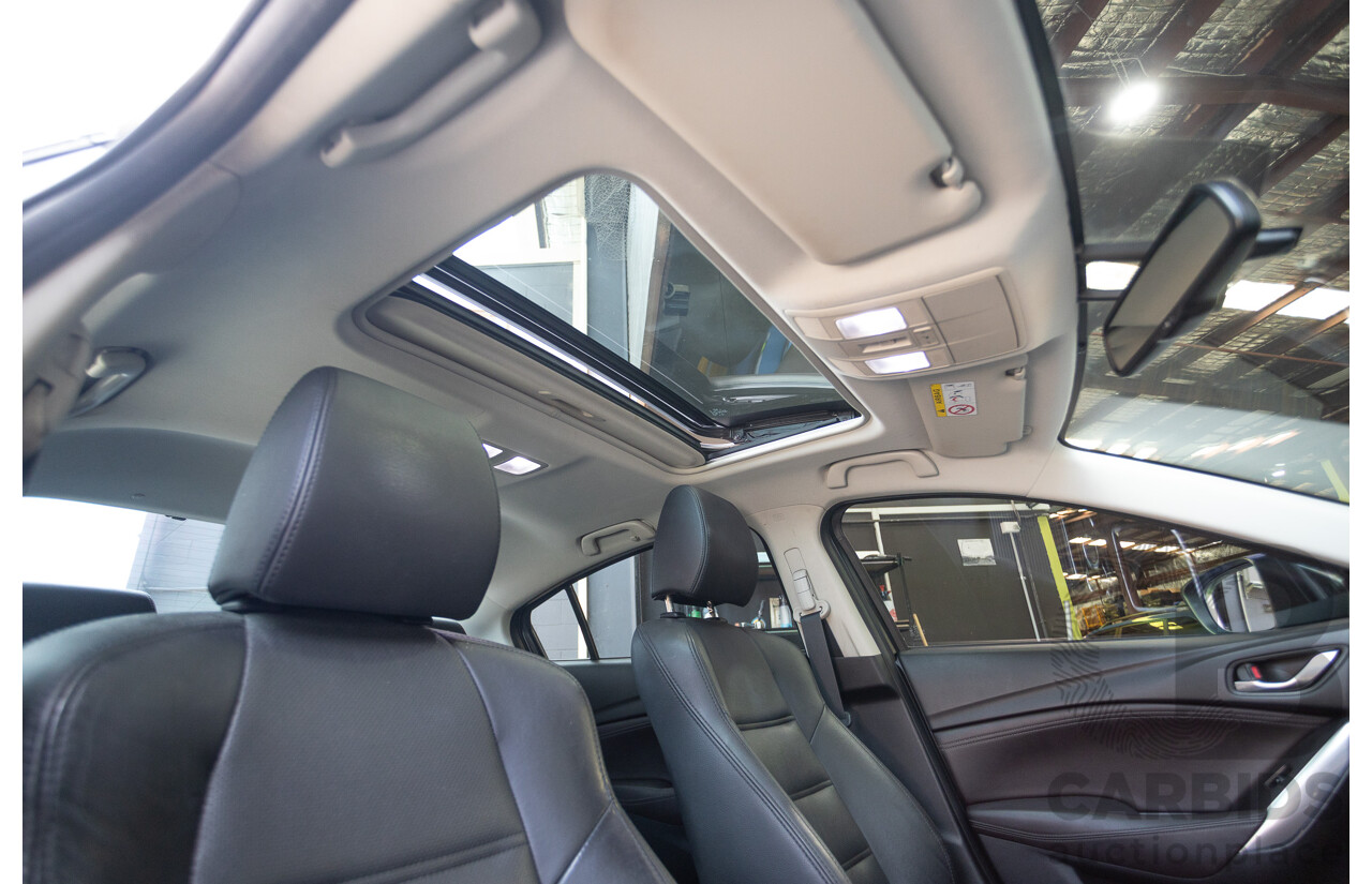 1/2015 Mazda 6 GT 6C MY15 4D Sedan Sonic Silver Twin Turbo Diesel 2.2L