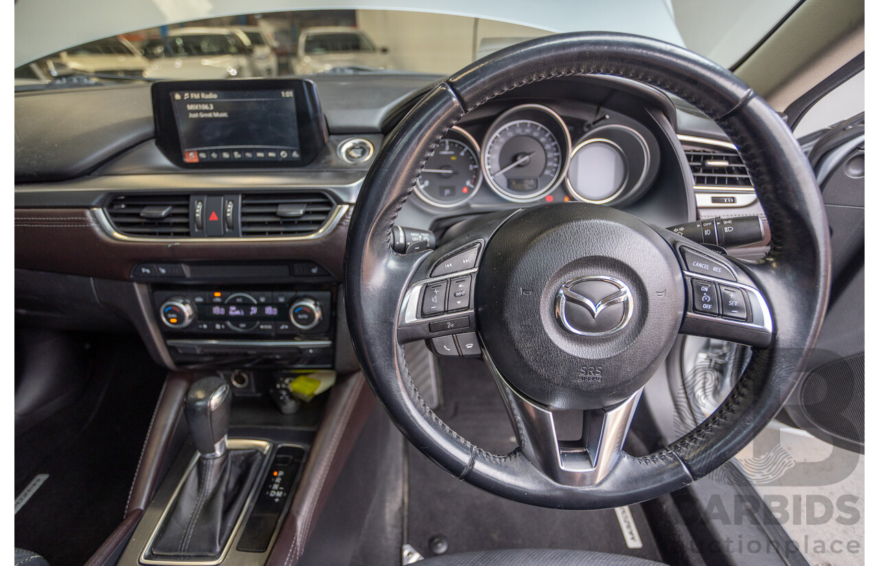 1/2015 Mazda 6 GT 6C MY15 4D Sedan Sonic Silver Twin Turbo Diesel 2.2L