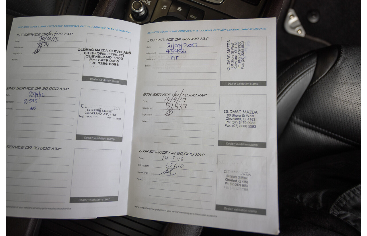 1/2015 Mazda 6 GT 6C MY15 4D Sedan Sonic Silver Twin Turbo Diesel 2.2L