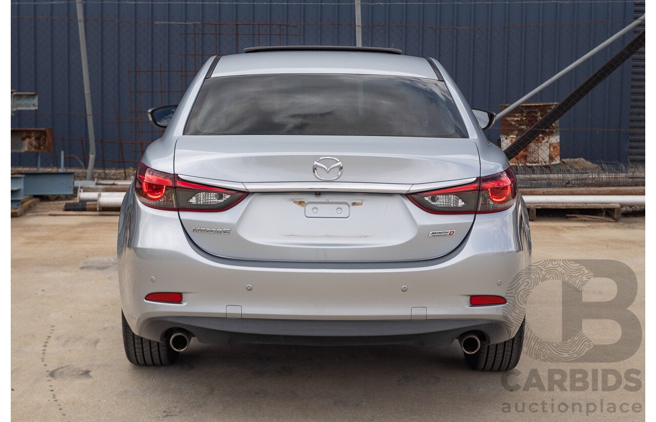 1/2015 Mazda 6 GT 6C MY15 4D Sedan Sonic Silver Twin Turbo Diesel 2.2L