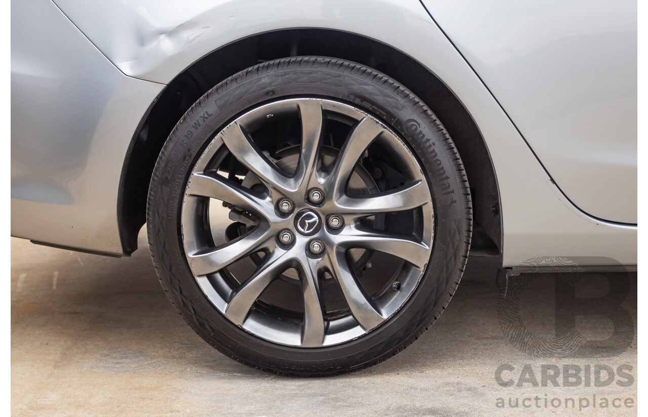 1/2015 Mazda 6 GT 6C MY15 4D Sedan Sonic Silver Twin Turbo Diesel 2.2L