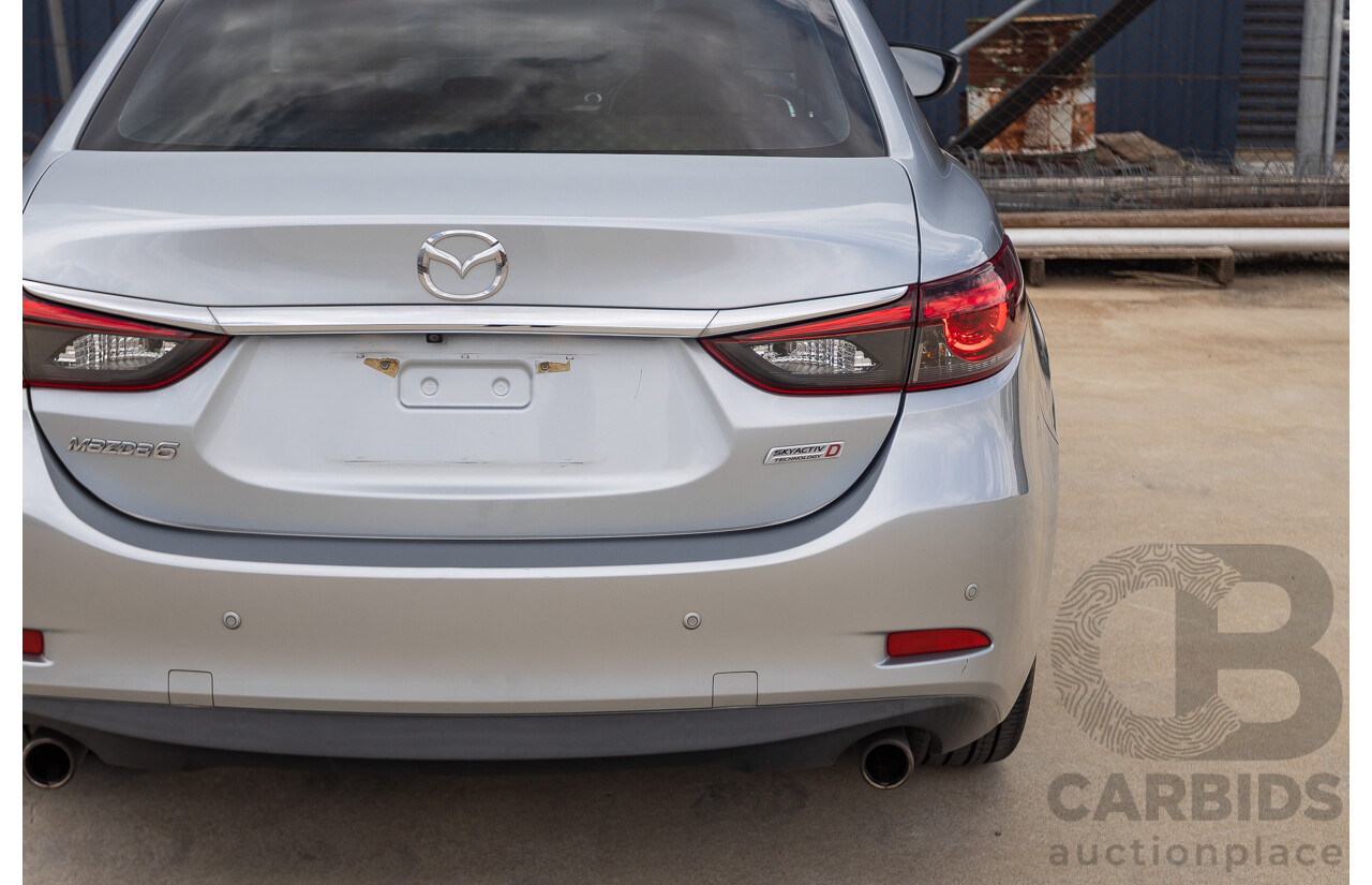 1/2015 Mazda 6 GT 6C MY15 4D Sedan Sonic Silver Twin Turbo Diesel 2.2L