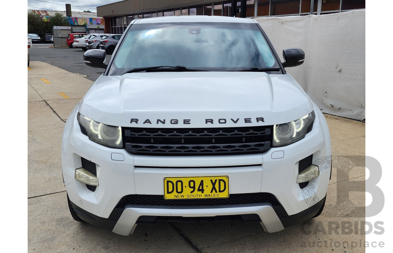 5/2012 Range Rover Evoque SD4 Dynamic LV 5d Wagon White 2.2L