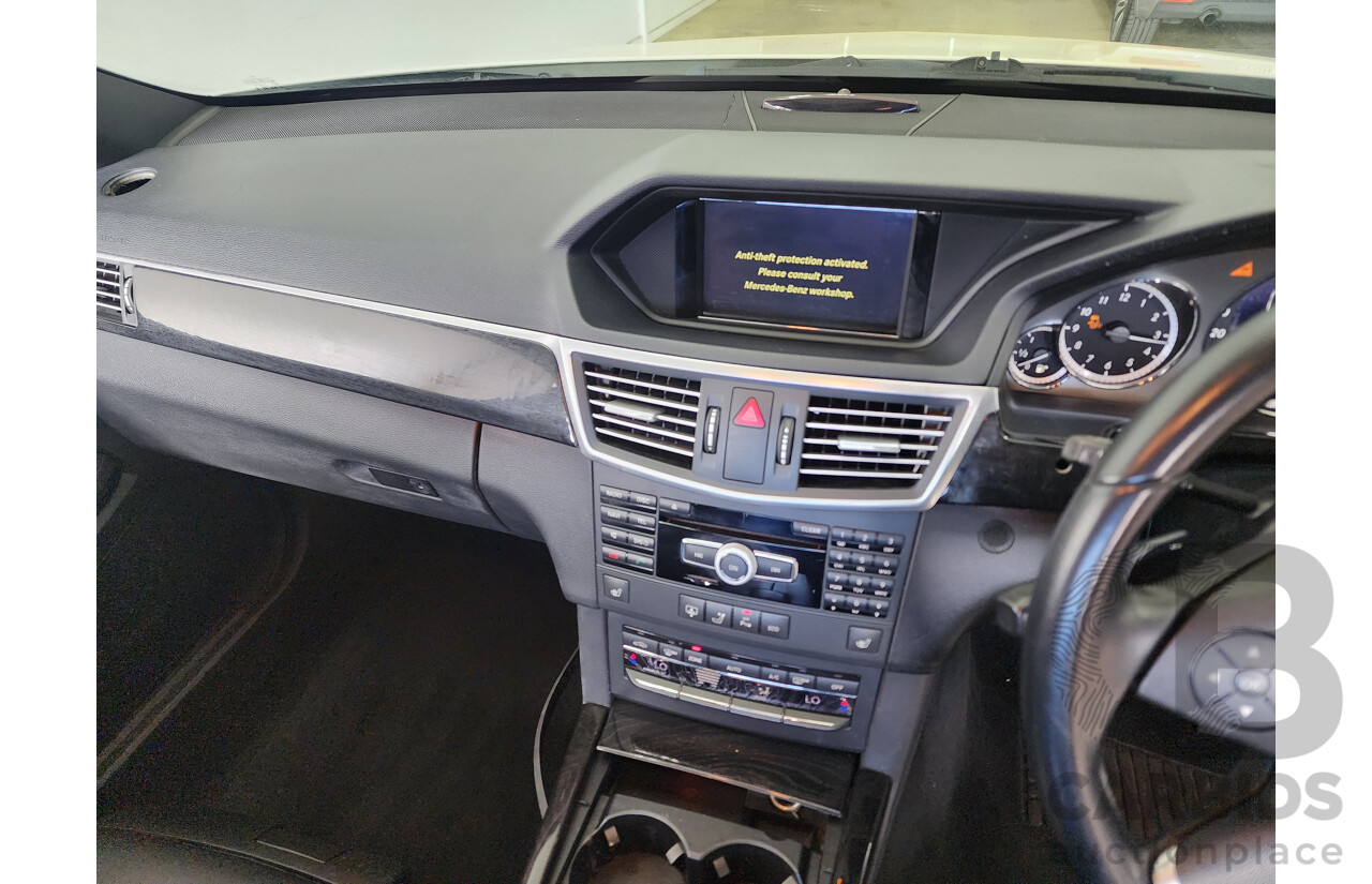 9/2011 Mercedes-Benz E250 CDI Avantgarde 212 MY11 4d Sedan White 2.1L