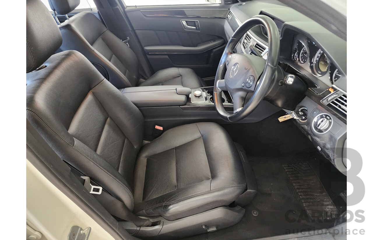 9/2011 Mercedes-Benz E250 CDI Avantgarde 212 MY11 4d Sedan White 2.1L