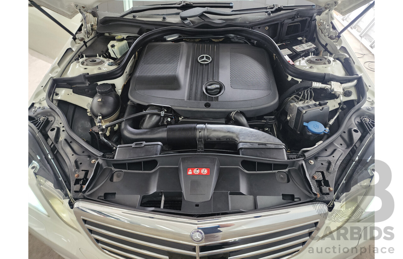 9/2011 Mercedes-Benz E250 CDI Avantgarde 212 MY11 4d Sedan White 2.1L
