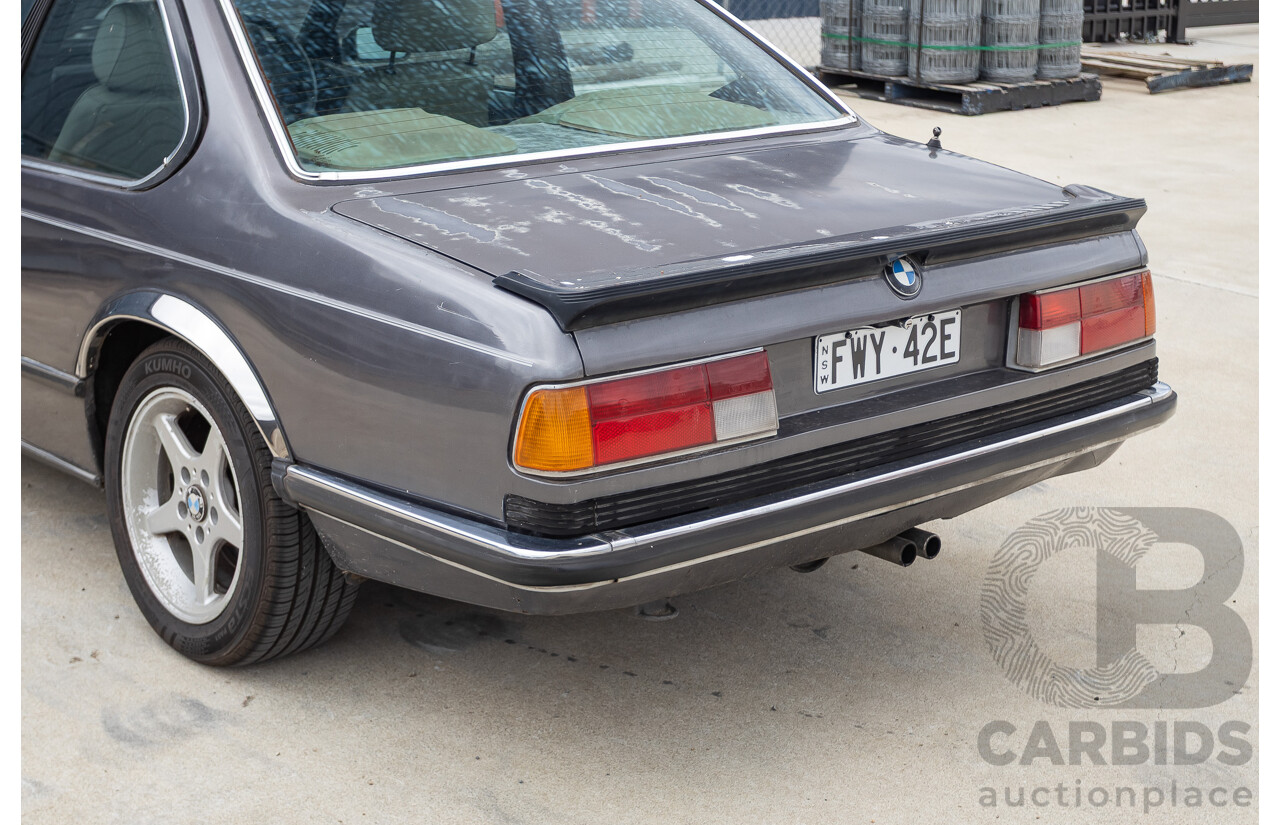 1/1988 BMW 635 CSi E24 2D Coupe Delphin Metallic Grey 3.4L