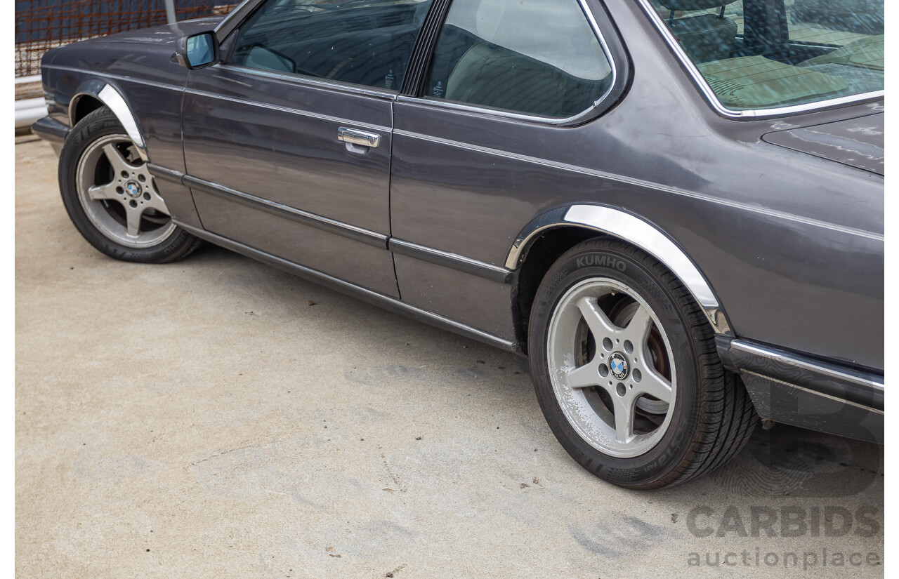 1/1988 BMW 635 CSi E24 2D Coupe Delphin Metallic Grey 3.4L