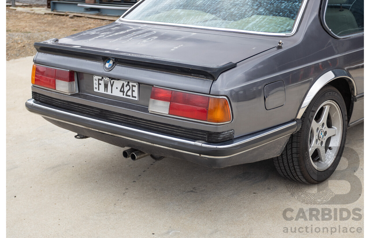 1/1988 BMW 635 CSi E24 2D Coupe Delphin Metallic Grey 3.4L
