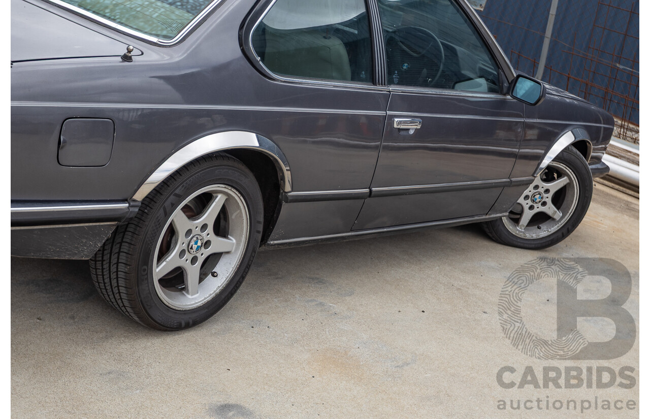 1/1988 BMW 635 CSi E24 2D Coupe Delphin Metallic Grey 3.4L