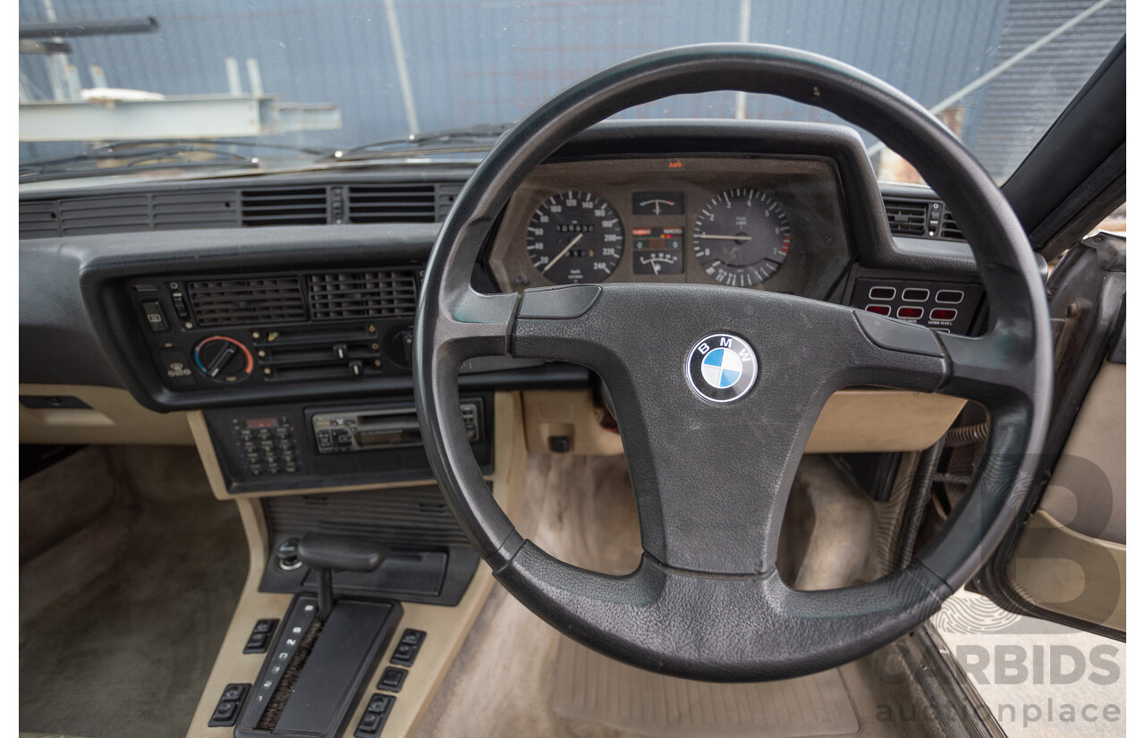 1/1988 BMW 635 CSi E24 2D Coupe Delphin Metallic Grey 3.4L
