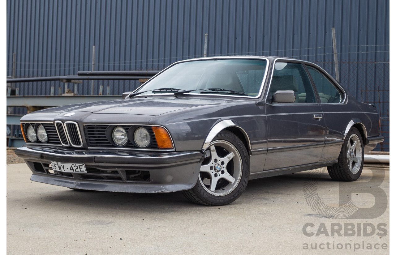 1/1988 BMW 635 CSi E24 2D Coupe Delphin Metallic Grey 3.4L