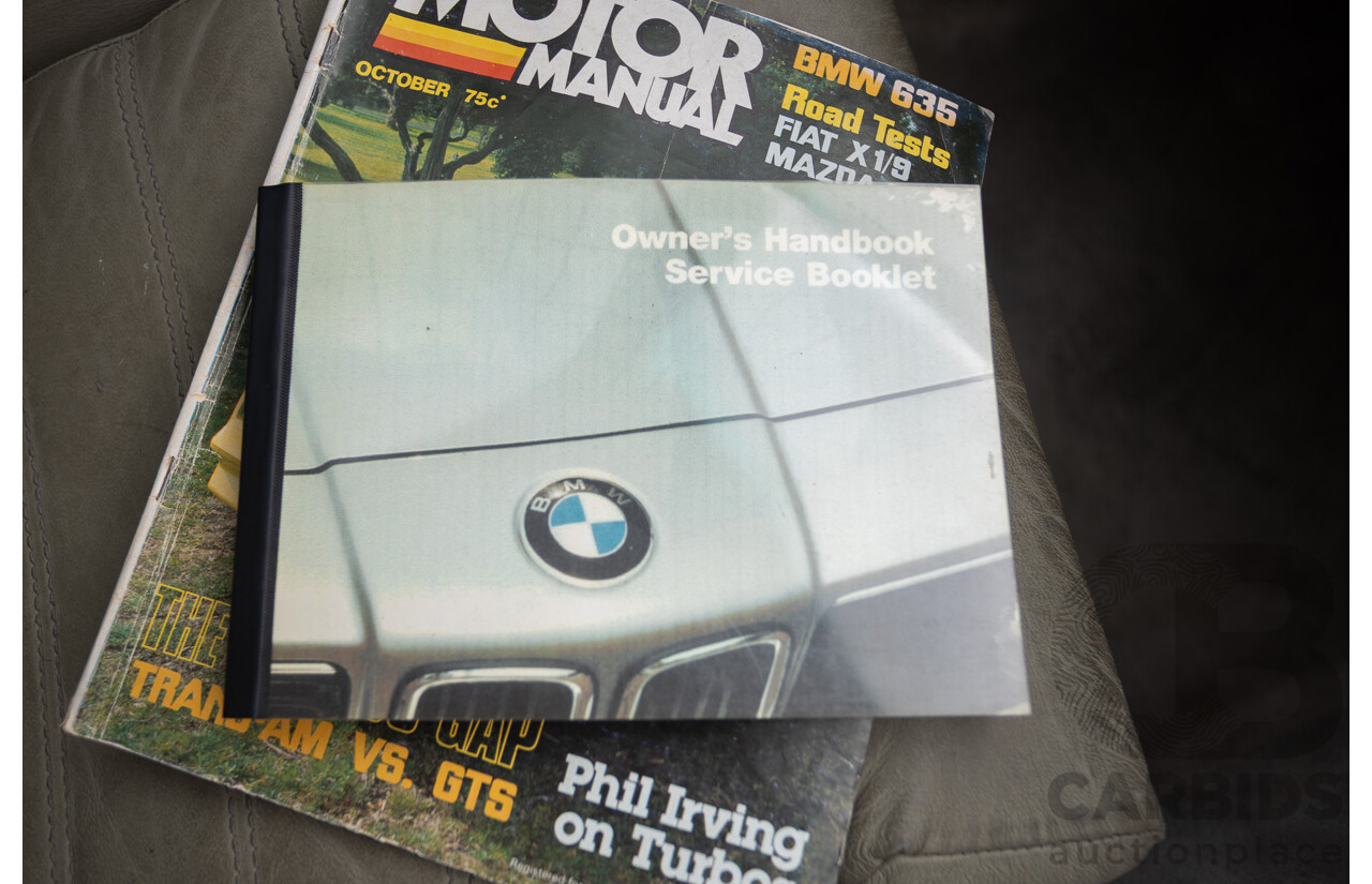 1/1988 BMW 635 CSi E24 2D Coupe Delphin Metallic Grey 3.4L